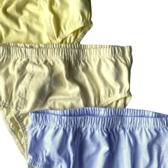 Cueca kit com 3 peças cores diversas - Sid Bee