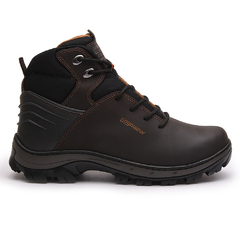 BOTA SEGURANÇA EPI CA STRONG ANKLE 100% COURO TIGUAN CAFÉ - JH SHOES