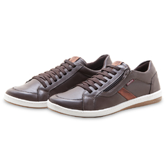 Sapatênis Casual Masculino Couro Legitimo Confortável G100 - JH SHOES