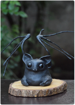 art doll sculpture bat magic nature fantasy terratundra art gustavo floering