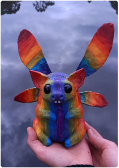 art doll sculpture rainbow magic nature fantasy terratundra art gustavo floering