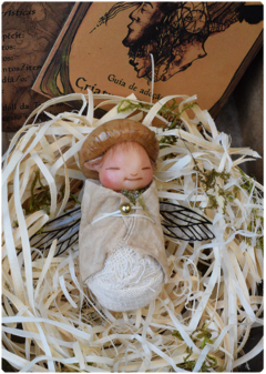 Mushroom Baby Fairy Art Doll 06 - buy online