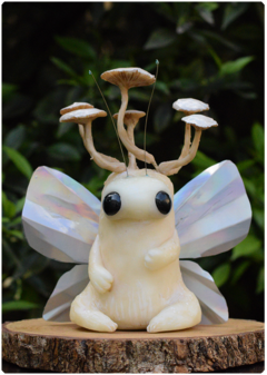 art doll sculpture mushroom magic nature fantasy terratundra art gustavo floering