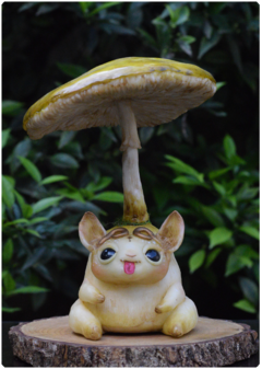 art doll sculpture mushroom magic nature fantasy terratundra art gustavo floering