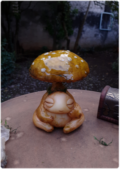 art doll sculpture mushroom magic nature fantasy terratundra art gustavo floering