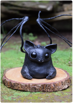 Sulamon, the bat - Night Cutis Collection | Unique Magical Animal OOAK Art Doll - buy online