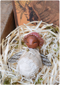 Mushroom Baby Fairy Art Doll 07 - buy online