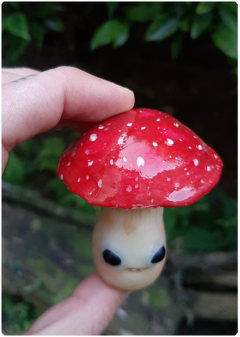 Miniatura Colecionável: Ser Cogumelo 09 - Amanita | Art Doll Fungo na internet