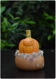 Lil Pumpkin Buds 03 | miniature Art Doll Halloween edition - buy online