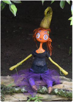 art doll sculpture forest witch halloween magic nature fantasy terratundra art gustavo floering