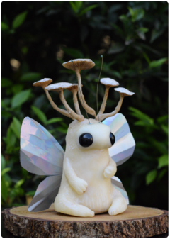 art doll sculpture mushroom magic nature fantasy terratundra art gustavo floering