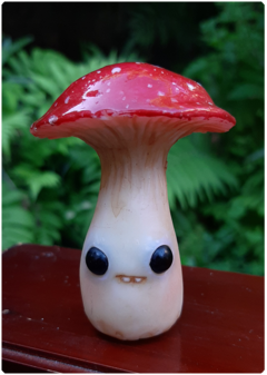 Collectible Miniature: Mushroom Being 09 - Amanita | Fungus Art Doll