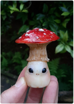 Miniatura Colecionável: Ser Cogumelo 10 - Amanita | Art Doll Fungo na internet