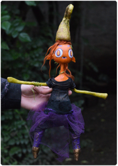 art doll escultura boneco articulado bruxa floresta halloween fantasia magia natureza terratundra arte gustavo floering