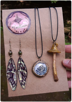 Image of Magic Kit 17 | 2 charms + fairy wings earrings