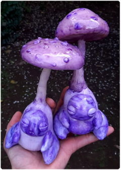 art doll sculpture mushroom magic nature fantasy terratundra art gustavo floering