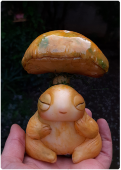 art doll sculpture mushroom magic nature fantasy terratundra art gustavo floering