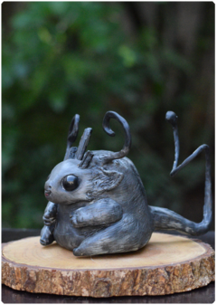 Lerosco, the mineral - Night Cutis Collection | Unique Magical Animal OOAK Art Doll on internet