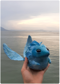 Blob - Water Cuti Collection - OOAK Sea Art Doll Elemental - online store