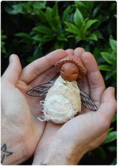 Mushroom Baby Fairy Art Doll 07