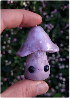 Mushroom Being Amulet 05 - Iridescent Pastel | Magical Creature Pendant on internet