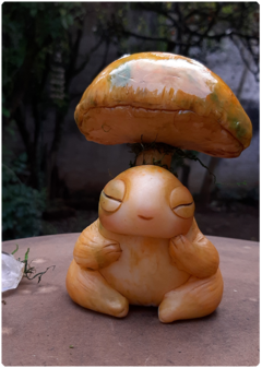 art doll sculpture mushroom magic nature fantasy terratundra art gustavo floering