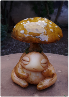 art doll sculpture mushroom magic nature fantasy terratundra art gustavo floering