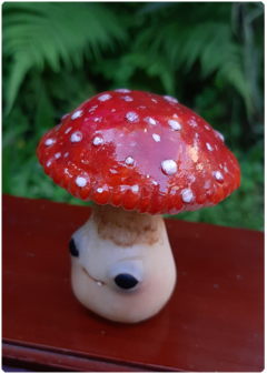 Miniatura Colecionável: Ser Cogumelo 07 - Amanita | Art Doll Fungo na internet