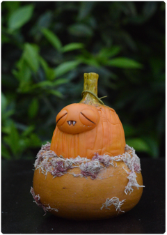 Image of Lil Pumpkin Buds 02 | miniature Art Doll Halloween edition