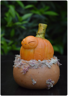 Lil Pumpkin Buds 03 | miniature Art Doll Halloween edition - buy online