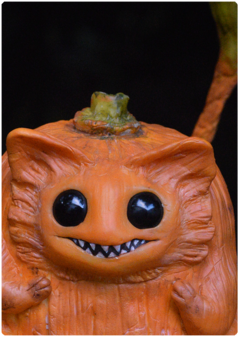 Coprinios, the pumpkin - Night Cutis Collection | Unique Magical Animal OOAK Art Doll - buy online