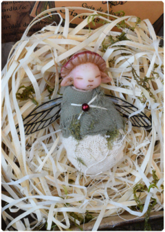 Mushroom Baby Fairy Art Doll 10 - buy online