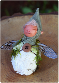 Baby Fairy Art Doll | Elemental Sculpture - nº 27 - buy online