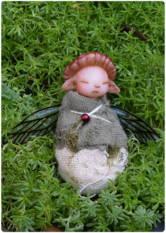 Mushroom Baby Fairy Art Doll 10 on internet