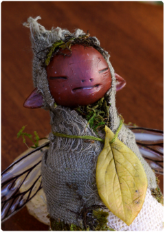 Baby Fairy Art Doll | Elemental Sculpture - nº 26 - TerraTundra - Artes Mágicas