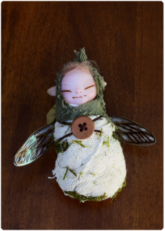 Image of Baby Fairy Art Doll | Elemental Sculpture - nº 25