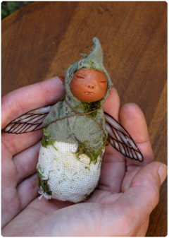 Image of Baby Fairy Art Doll | Elemental Sculpture - nº 18