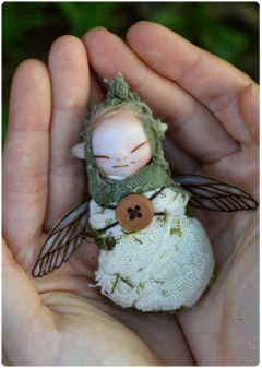 Baby Fairy Art Doll | Elemental Sculpture - nº 25 on internet