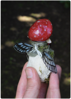 Mushroom Baby Fairy Art Doll 09 - online store