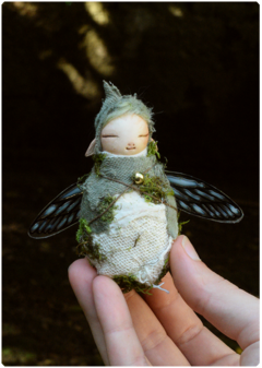 Baby Fairy Art Doll | Elemental Sculpture - nº 17