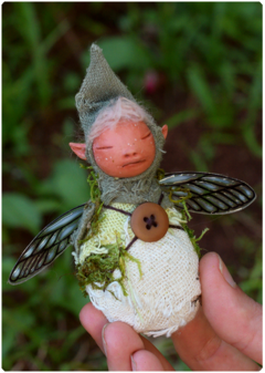 Baby Fairy Art Doll | Elemental Sculpture - nº 27