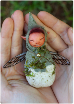 Baby Fairy Art Doll | Elemental Sculpture - nº 20 on internet