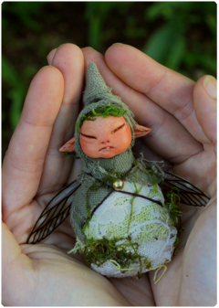 Baby Fairy Art Doll | Elemental Sculpture - nº 23 on internet