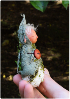 Image of Baby Fairy Art Doll | Elemental Sculpture - nº 16