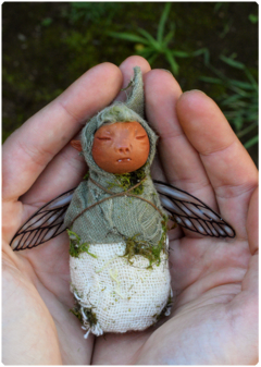 Baby Fairy Art Doll | Elemental Sculpture - nº 18