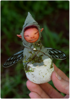 Baby Fairy Art Doll | Elemental Sculpture - nº 20