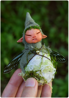 Baby Fairy Art Doll | Elemental Sculpture - nº 23