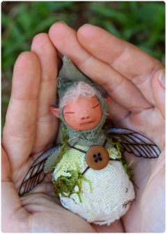 Baby Fairy Art Doll | Elemental Sculpture - nº 27 on internet