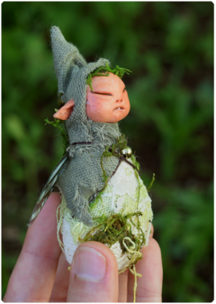 Image of Baby Fairy Art Doll | Elemental Sculpture - nº 23