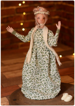 Aluya, the Pacifist elf - Art Doll Sculpture | Elven Dreams Collection